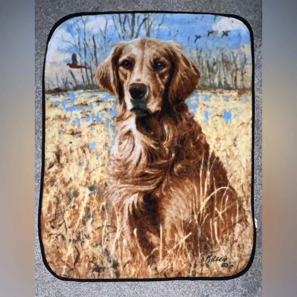 Northwest Golden Retriever Throw Blanket!